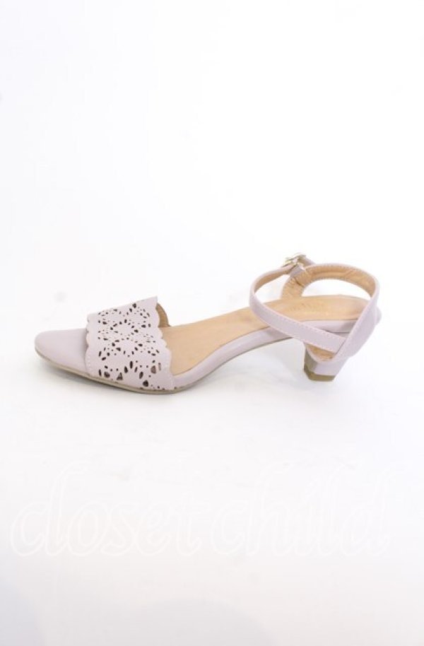 画像3: an another angelus / トーションレースカットワークサンダル M ピンク O-25-09-19-039-CA-SH-IG-ZT346 (3)