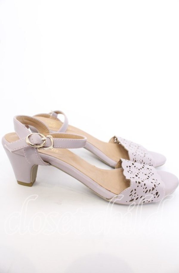 画像4: an another angelus / トーションレースカットワークサンダル M ピンク O-25-09-19-039-CA-SH-IG-ZT346 (4)