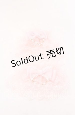 画像: Chalmiere / ファンシーリボンお袖留め  ピンク O-25-09-19-040-LO-ZA-IG-ZT445-F001