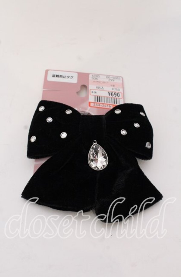 画像1: FLC / ホシナ*リボンクリップ  クロ O-25-09-19-049-LO-AC-OW-ZT445-F002 (1)