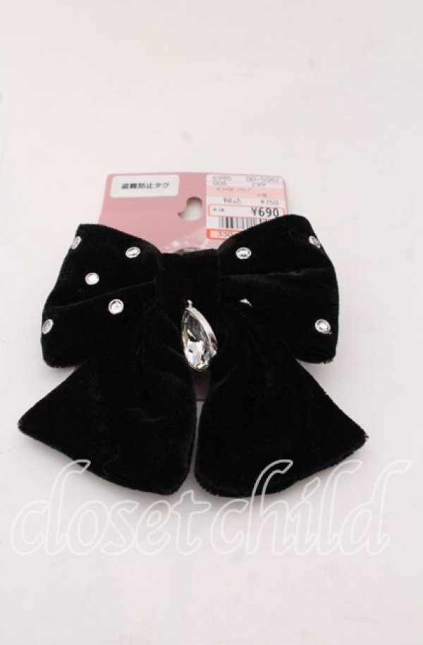 画像1: FLC / ホシナ*リボンクリップ  クロ O-25-09-19-050-LO-AC-OW-ZT445-F004 (1)