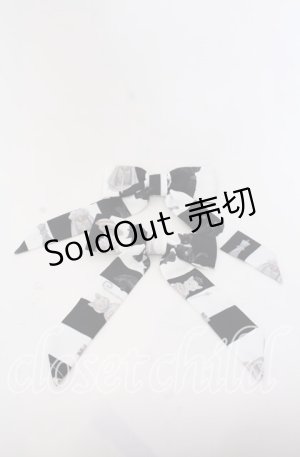 画像: 【SALE】Royal Princess Alice / Chess Board Cat ・tonoコラボ　ヘアクリップセット  シロ×クロ O-25-09-19-054-LO-AC-OW-ZT445-F001