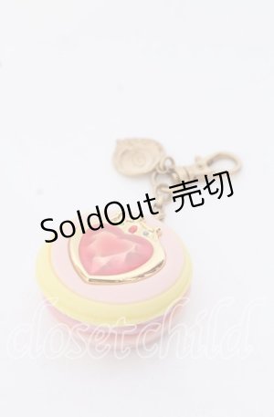 画像: 【SALE】Q-pot. / プリズムハートマカロンバッグチャーム  ピンク×イエロー O-25-09-19-059-QP-ZA-OW-ZT445-F004