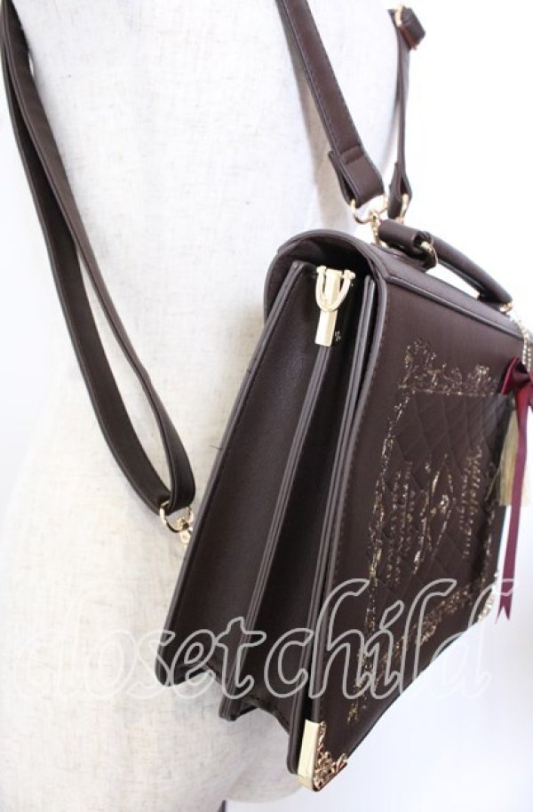 画像2: Amavel / BibliothequeClassique ブックバッグ  ブラウン O-25-09-19-017-CA-BG-OW-ZT335 (2)