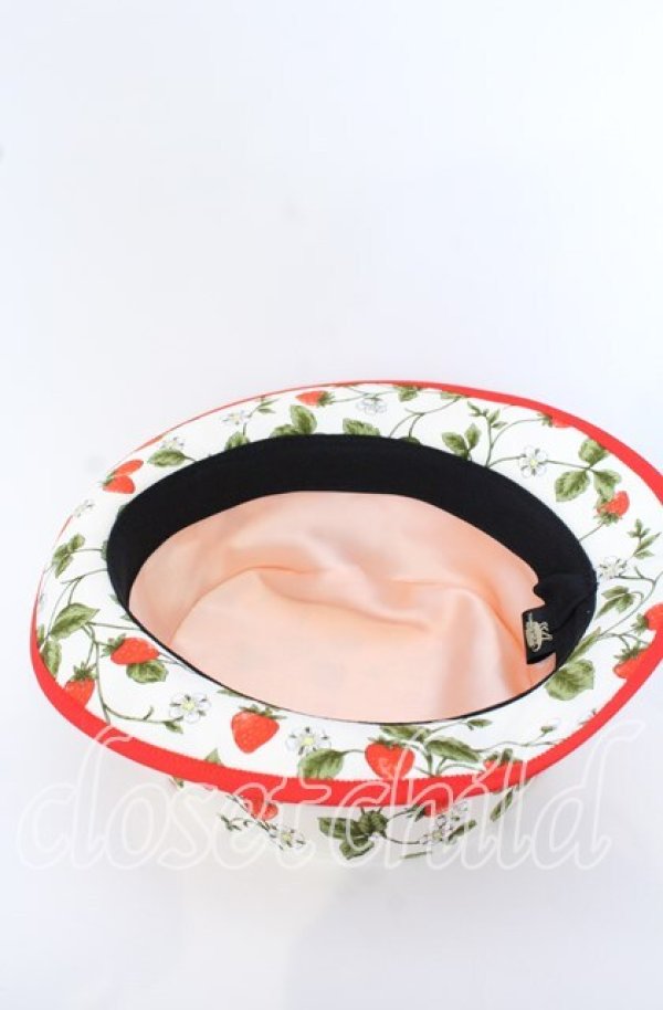 画像3: Coco&Ami / イチゴイチエ（苺畑）  シロ×アカ×グリーン O-25-09-19-024-LO-AC-OW-ZT346 (3)