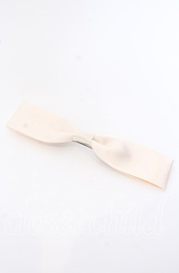 画像1: LOLITAその他 / リボンバレッタ  シャンパンベージュ O-25-09-19-033-LO-AC-OW-ZT445-F002 (1)