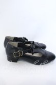 画像4: m petit by misako / AMPUリボンストラップパンプス L クロ O-25-09-19-035-LO-SH-IG-ZT346 (4)