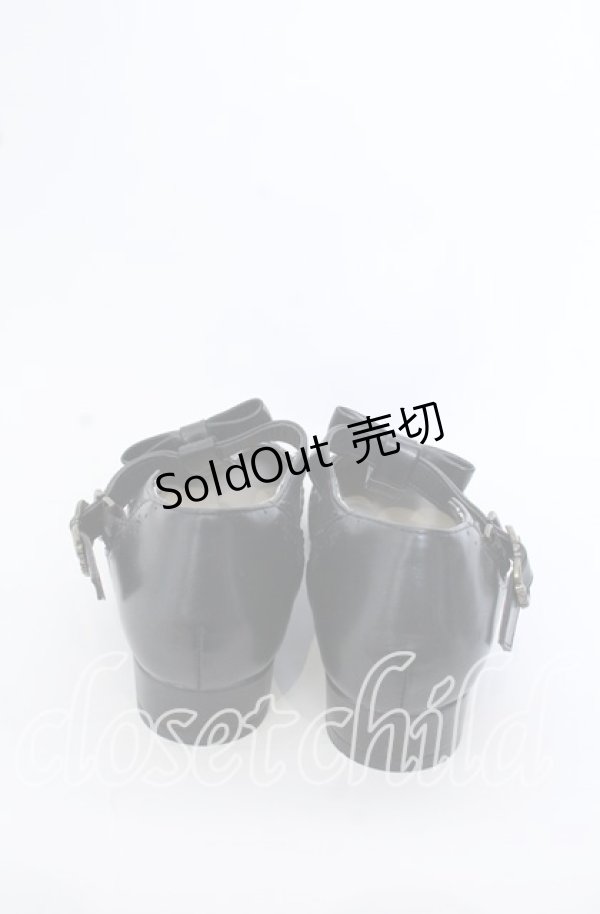 画像6: m petit by misako / AMPUリボンストラップパンプス L クロ O-25-09-19-035-LO-SH-IG-ZT346 (6)