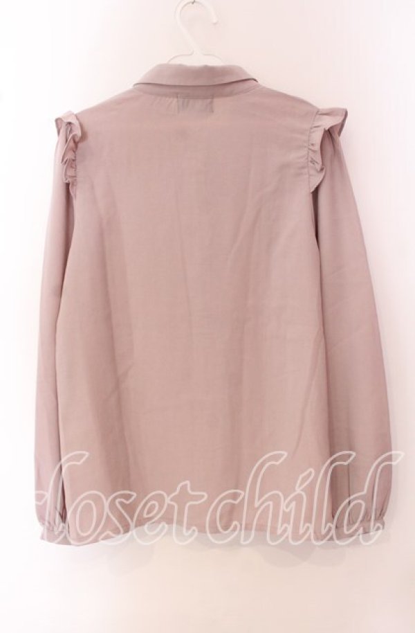 画像3: Rojita / ホワイトカラーブローチ付きブラウス  ピンク×ピンク襟 O-25-09-20-029-LO-BL-IG-ZY (3)