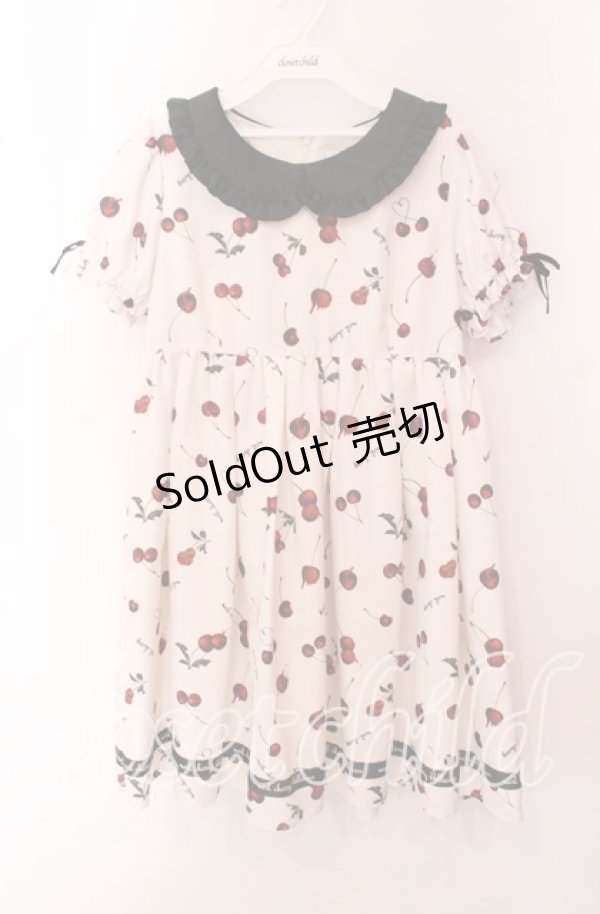 画像1: Ank Rouge / メルトチェリーワンピース  オフ×クロ O-25-09-20-032-CA-OP-IG-ZT091 (1)