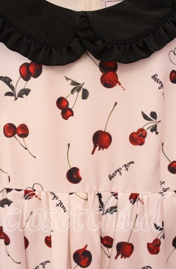 画像2: Ank Rouge / メルトチェリーワンピース  オフ×クロ O-25-09-20-032-CA-OP-IG-ZT091 (2)