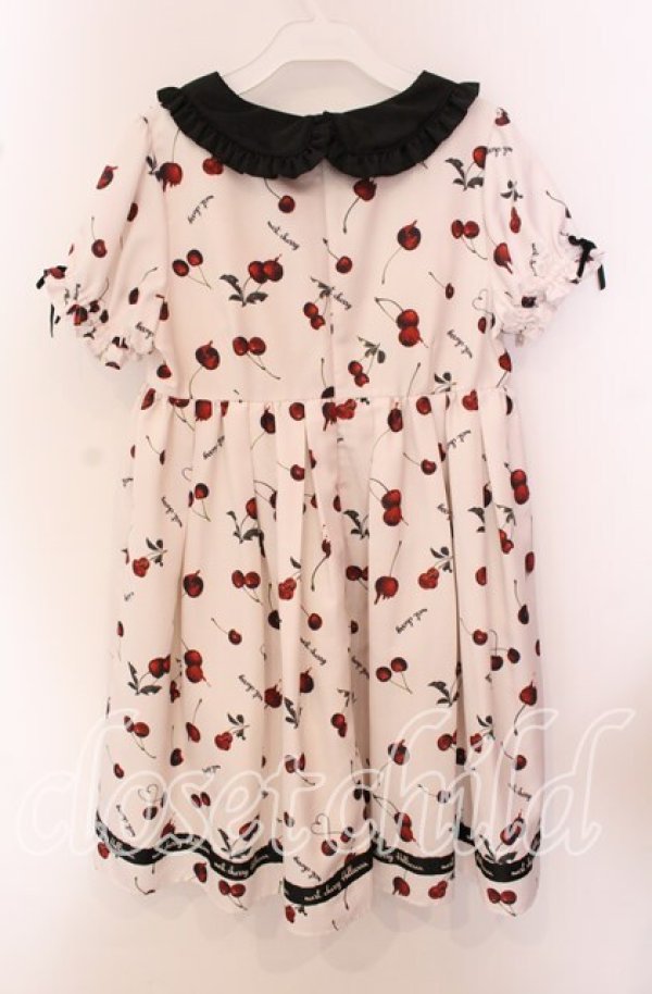 画像3: Ank Rouge / メルトチェリーワンピース  オフ×クロ O-25-09-20-032-CA-OP-IG-ZT091 (3)