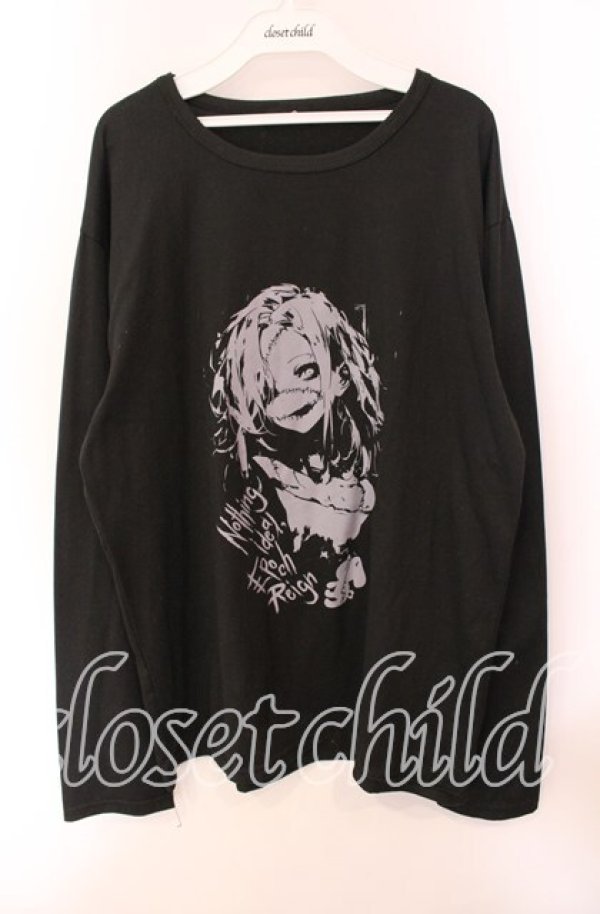 画像1: NieR Clothing / 擬人化カットソー  ブラック O-25-09-20-036-PU-TS-IG-ZT319 (1)