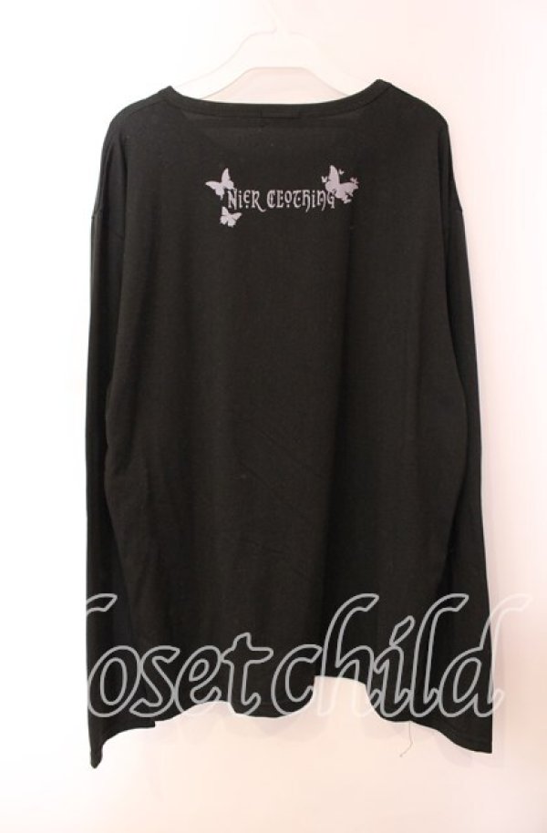 画像3: NieR Clothing / 擬人化カットソー  ブラック O-25-09-20-036-PU-TS-IG-ZT319 (3)