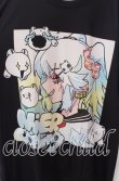 画像2: NieR Clothing / 擬人化Tシャツ F ブラック×ホワイト O-25-09-20-047-PU-TS-IG-ZT259 (2)
