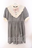 画像1: DearMyLove / グレンチェックリトルドールワンピース M グレー O-25-09-20-049-EL-OP-OW-ZT092 (1)