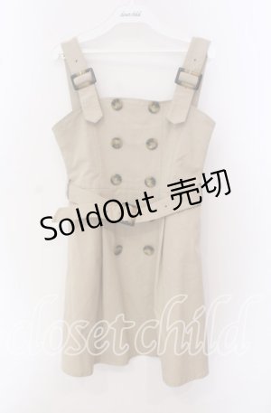 画像: evelyn / トレンチワンピース  ベージュ O-25-09-20-056-LO-OP-OW-OS