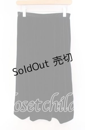 画像: INGEBORG / ベルベットスカート  クロ O-25-09-20-064-LO-SK-OW-ZI