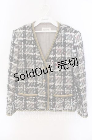画像: INGEBORG / ミックスツイードジャケット  グレー系 O-25-09-20-067-LO-JA-OW-ZI