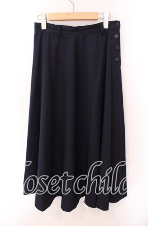 画像: INGEBORG / フレアスカート  ネイビー O-25-09-20-072-LO-SK-OW-ZI