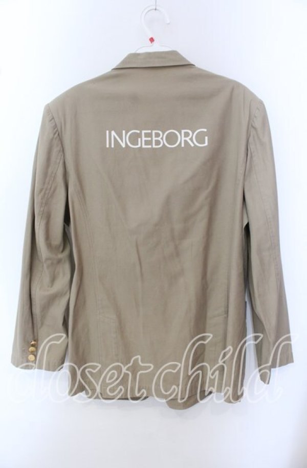 画像3: INGEBORG / バックロゴジャケット  ベージュ O-25-09-20-081-LO-JA-OW-ZI (3)