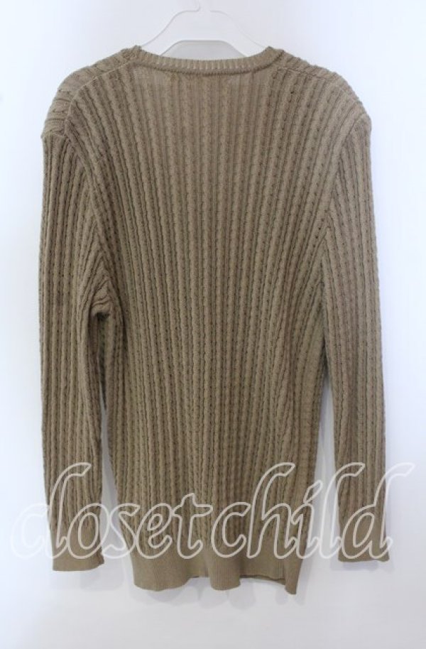 画像3: INGEBORG / ケーブルニットカーディガン  ベージュ O-25-09-20-084-LO-TO-OW-ZI (3)