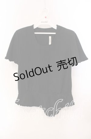 画像: 【SALE】INGEBORG / フレア袖ブラウス  クロ O-25-09-20-086-LO-BL-OW-ZT268