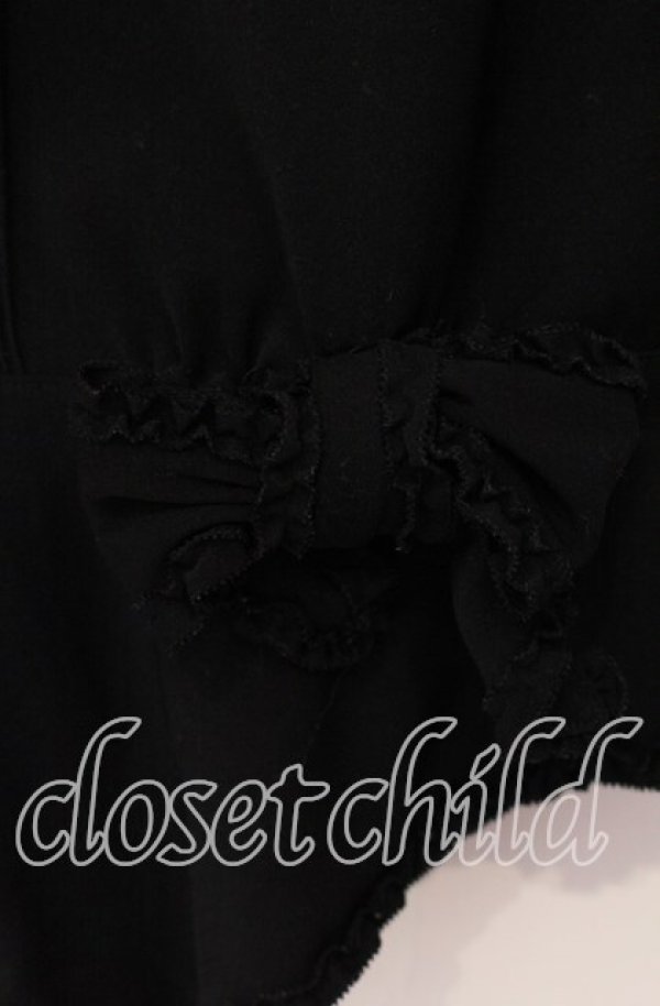 画像2: INGEBORG / フレア袖ブラウス  クロ O-25-09-20-086-LO-BL-OW-ZT268 (2)