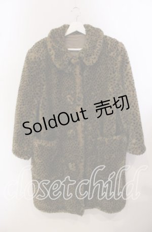 画像: INGEBORG / レオパードファーコート  ブラウン O-25-09-20-093-LO-CO-OW-OS