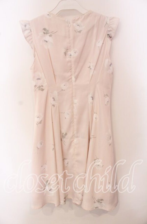 画像3: An MILLE / 肩フリル花柄ワンピース M ピンク O-25-09-20-095-EL-OP-OW-ZT027 (3)