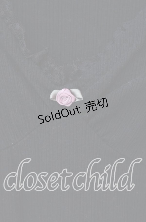 画像2: Ank Rouge / プチバラテレコトップス M クロ O-25-09-20-097-CA-TO-OW-OS (2)