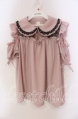 画像1: Secret Honey / レースヨークオープンショルダーブラウス 2 ピンク O-25-09-20-106-CA-BL-OW-ZT300 (1)