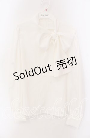 画像: Ank Rouge / サイドリボンタイブラウス M シロ O-25-09-20-107-CA-BL-OW-OS