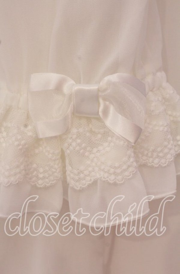 Angelic Pretty ブラウス ホワイト Milky Cross Blouse (2020) by Angelic Pretty