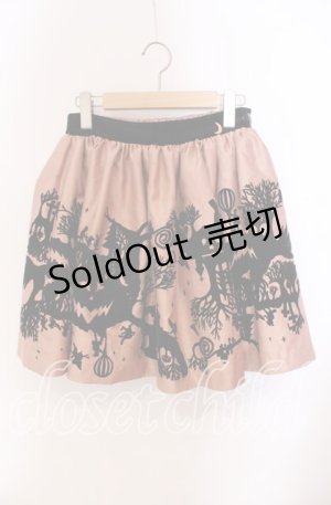 画像: MILK / オーバー・ザ・ムーンスカート  レンガ O-25-09-20-124-ML-SK-OW-OS