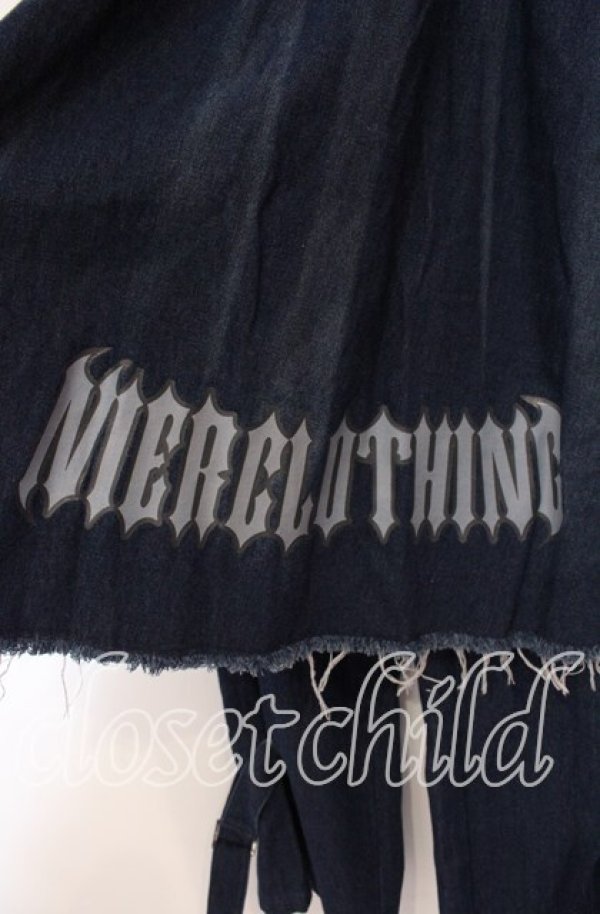 画像2: NieR Clothing / 取り外し可能フラップ付きWIDE DENIM PANTS パンツ  インディゴ O-25-09-20-125-PU-PA-IG-ZT094 (2)