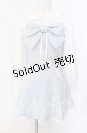 画像: Honey Cinnamon / 合皮パイピングセットアップ  サックス O-25-09-20-002-LO-OP-IG-OS