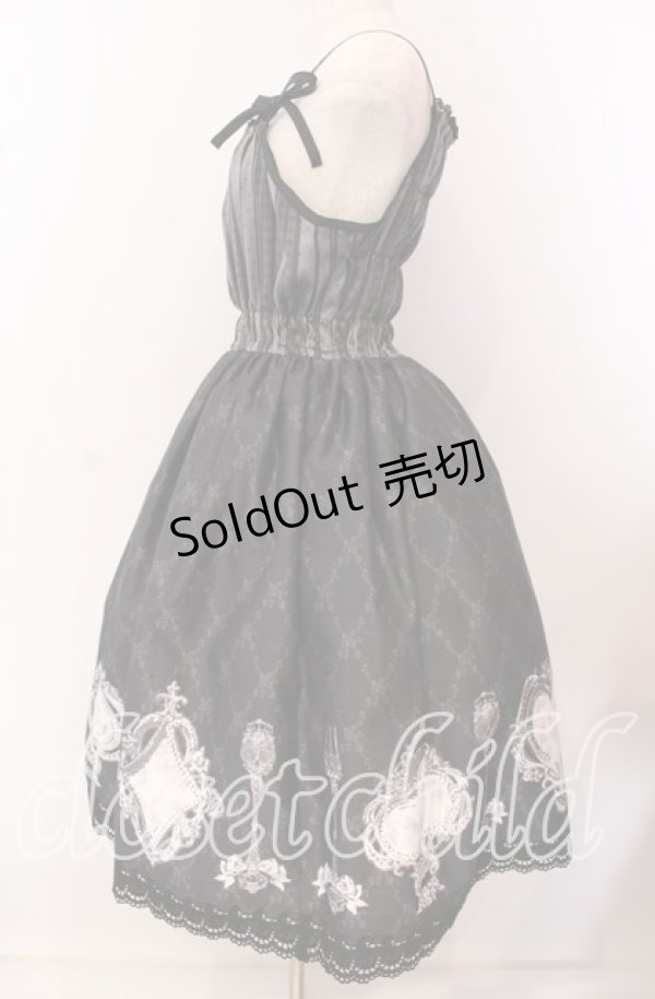 画像5: Enchantlic Enchantilly / トランプティータイムジャンパースカート  クロ O-25-09-20-014-LO-OP-OW-OS (5)