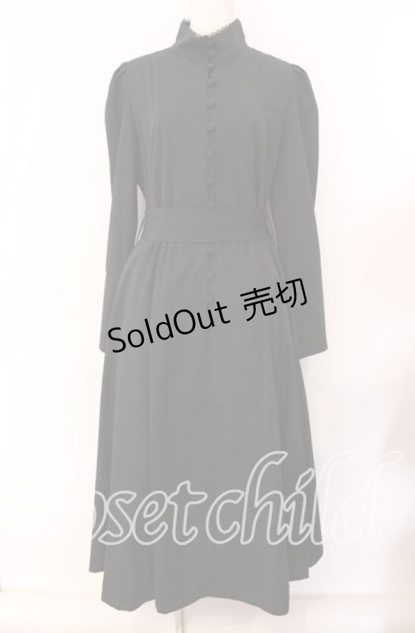 画像1: Sheglit / "Victorian"バッスルワンピース XL ブラック O-25-09-20-016-EL-OP-OW-OS (1)