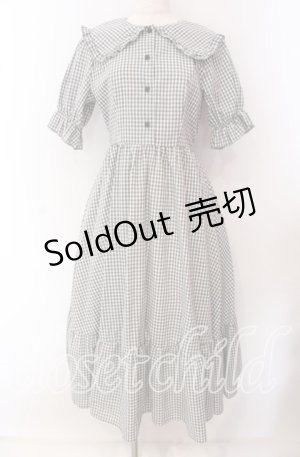 画像: m petit by misako / AM*ギンガムCHKワンピース S クロ O-25-09-20-021-LO-OP-OW-OS