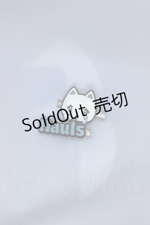 画像: Hauls / バニティショルダーバッグ＆ヘアクリップBOOK produced by 猫猫猫はう ヘアクリップ単品  サックス×シロ O-25-09-21-003-PU-AC-IG-OS