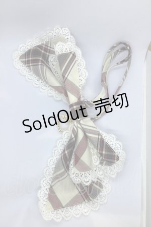 画像: BABY,THE STARS SHINE BRIGHT / タータンチェックリボンタイ（2023年）  アイボリー O-25-09-21-009-BA-ZA-IG-OS