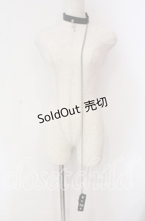 画像1: SEX POT ReVeNGe / コネクトチョーカー&リスト  ブラック×シルバー O-25-09-22-024-SP-AC-IG-OS (1)