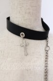 画像2: SEX POT ReVeNGe / コネクトチョーカー&リスト  ブラック×シルバー O-25-09-22-024-SP-AC-IG-OS (2)