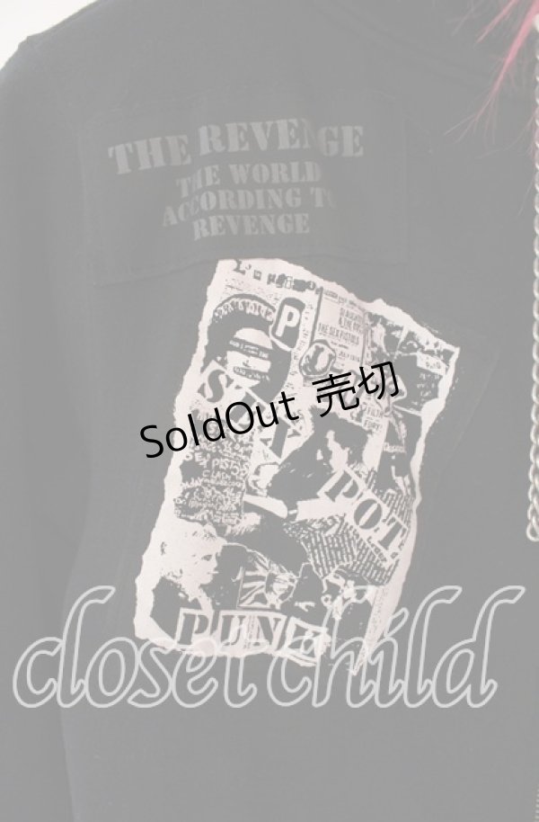 画像2: SEX POT ReVeNGe / 裏起毛ファーフードパーカー M ブラック×ピンク O-25-09-22-036-SP-TO-IG-OS (2)