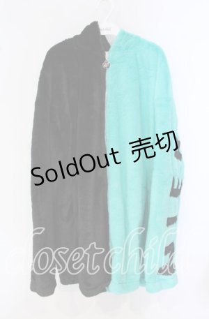 画像: NieR Clothing / 内側超ふわもこ厚手ZIP PARKA【お座りシエル】パーカー  ブラック O-25-09-22-048-PU-TO-IG-OS