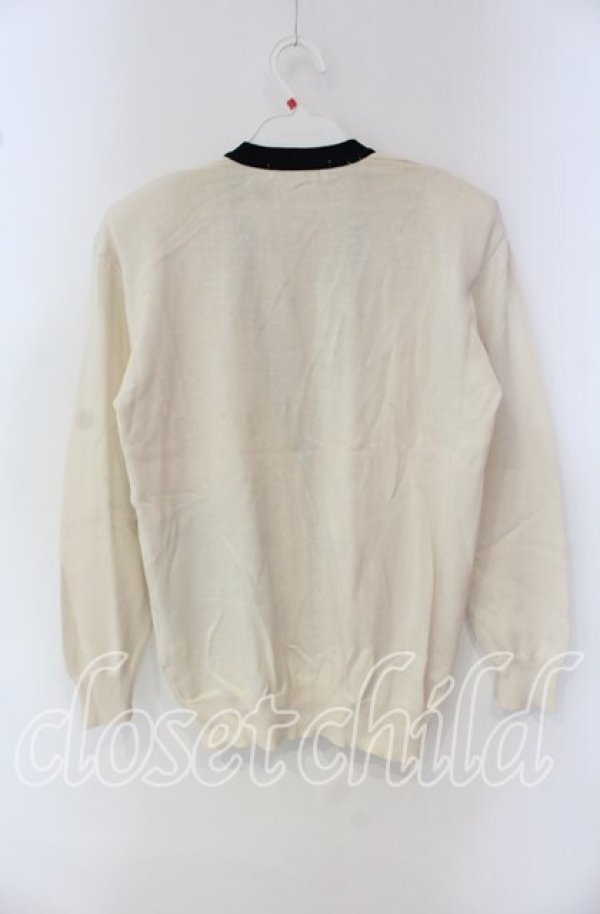 画像3: KANEKO ISAO / ワッペンカーディガン  アイボリー O-25-09-22-059-EL-TO-OW-ZT030 (3)