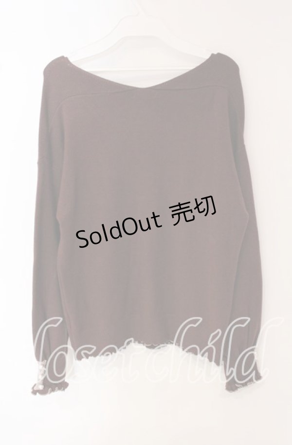 画像2: axes femme / メローウォッシャブルニット  ブラウン O-25-09-22-070-AX-TO-IG-OS (2)