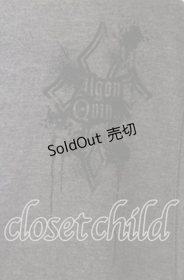 画像4: ALGONQUINS / カットドレープジレ  グレー×ブラック O-25-09-22-076-AL-TO-IG-OS (4)