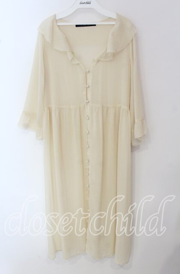 画像1: an another angelus / シアーロングカーディガン  生成り O-25-09-22-077-CA-TO-IG-ZT268 (1)